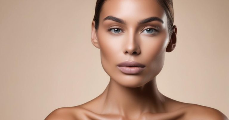 Jak nakładać bronzer w kremie? Konturowanie na mokro pędzlem krok po kroku.